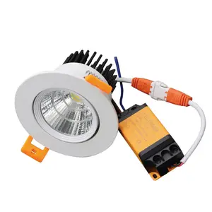 3 anos de garantia ajustável reembutida, 7 w led cob down light 7 w pf> 0.9 cri90 cri80 ra80 ra90 preço de fábrica