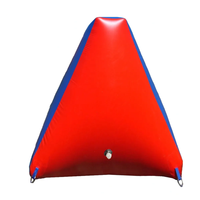 Bunker gonflable à deux pyramides pour les jeux de tir à granulés Air-soft Hide Body Interactive Gonflable Bunker