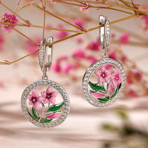 Orecchini Pendenti a Foglia di Morning Glory per Donne, Stile Etnico Naturale, Accessori per Orecchie da Indossare Ogni Giorno - Product Image 2