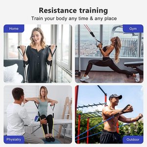 Ensemble de 11 bandes de <span class=keywords><strong>résistance</strong></span> élastiques en TPE sans latex, très résistantes, pour la salle de sport, la remise en forme et l'entraînement - Product Image 6