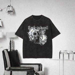 Nouveau T-shirt Oversize Rétro 100% Coton Printemps/Été 2026 pour Homme, Style Streetwear Américain, T-shirt Vintage pour Couple - Product Image 2