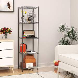 Estantería de Metal de 5 capas ajustable para baño, hogar, lavandería, baño, cocina, garaje, almacenamiento, oficina, comedor - Product Image 3