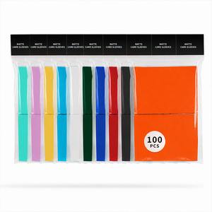Fundas Protectoras para Tarjetas Coleccionables, Coloridas, Mate, Personalizadas, 100 Unidades, de PP Texturizado - Product Image 5