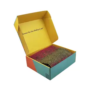 Caja corrugada Caja de correo corrugada de 3 capas Impresión digital reciclable blanca Caja corrugada 12X10X4