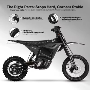 มอเตอร์ไซค์วิบาก Em-5 รุ่น Dirt Bike 48V2500W แบตเตอรี่ 48V/20.8Ah ความเร็วสูงสุด 30 ไมล์ต่อชั่วโมง พร้อมโครงเหล็ก EM-5 มอเตอร์ไซค์ 48V/20.8Ah สำหรับขับขี่แบบออฟโรด - Product Image 4