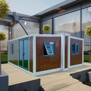 Maison conteneur d'expédition extensible villa mobile préfabriquée et prête à l'emploi de 40 pieds et 20 pieds installation rapide centre commercial moderne hôtel - Product Image 4