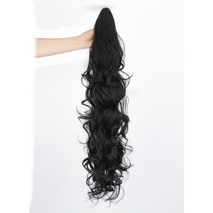 Nuevo Estilo de Cola de Caballo Larga con Ondas Profundas Sintéticas para Mujer, Extensión de Cabello con Clip, Postizo de Cola de Caballo - Product Image 6