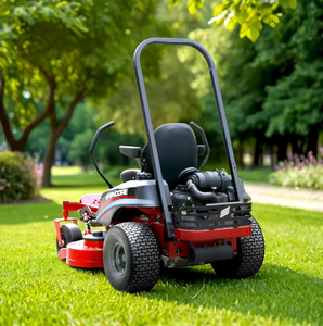 Mesin pemotong Zero Turn 25hp industri, dengan 12 pengaturan tinggi gigi, sistem transmisi hidrolik mesin berpendingin udara silinder ganda - Product Image 5