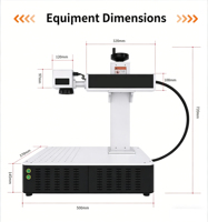 Nueva Máquina de Grabado y Marcado Láser de Fibra CNC AI/DWG para Metal, Acero Inoxidable, Placas de Identificación, Joyería Industrial y Grabado de Regalos de Alta Precisión