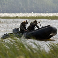 Auto-gonflage et gonflage rapide ponton de bateau de sauvetage gonflable Hypalon FC470 Durable et très résistant