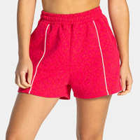 Shorts de sport amples personnalisés pour femmes, imprimé léopard, pour la gym, le fitness, la course, le yoga et les activités de plein air - Vente en gros