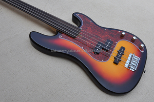 กีตาร์ Flyoung Fretless Sunburst 4 สาย ผลิตตามสั่ง - Product Image 4
