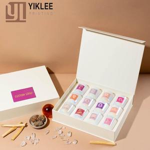 Boîtes cadeaux en papier rigide de luxe personnalisées avec fermeture magnétique pour ensembles de bougies Boîtes d'emballage de bougies parfumées <span class=keywords><strong>Bougeoir</strong></span> personnalisé - Product Image 6