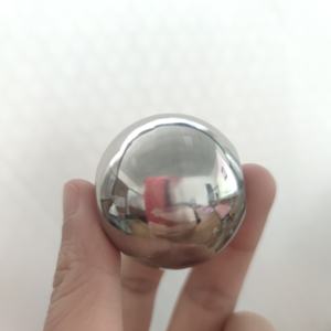 3 balles en acier inoxydable, raccords de commerce des balles d'escalier en acier inoxydable, chemin de corps, boule métallique ronde et creuse - Product Image 5