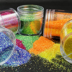 Bán buôn Hot Bán PBT huỳnh quang óng ánh FC Chunky glitters bột cho giáng sinh trang trí, vv - Product Image 4