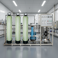 Système de filtration d'eau pure RO 250 LPH avec pompe, osmose inverse pour usage commercial, réservoir FRP, garantie 1 an, modèle 4040