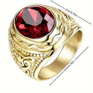 <span class=keywords><strong>Bague</strong></span> pour homme en or avec motif gravé vintage en gros, <span class=keywords><strong>bague</strong></span> de mariage, une grande <span class=keywords><strong>bague</strong></span> en diamant adaptée aux hommes et aux femmes - Product Image 3