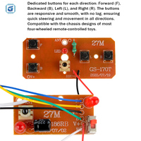 Kit de carte de circuit imprimé émetteur-récepteur télécommandé 4 canaux 27 MHz, prototypage et vente en gros de cartes de circuits électroniques