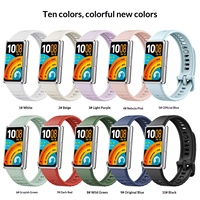 Bracelet en silicone de haute qualité avec motif ondulé, bracelet de montre intelligente pour Huawei Band 11/11 Pro, bracelet de sport officiel de couleur unie