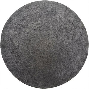 2025 nouveau <span class=keywords><strong>tapis</strong></span> <span class=keywords><strong>gris</strong></span> personnalisé tufté à la main fait à la machine NZ laine <span class=keywords><strong>bambou</strong></span> soie <span class=keywords><strong>tapis</strong></span> écologique moderne rond maison décoration intérieure - Product Image 2
