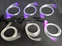 Kit de plafonnier LED universel pour voiture, fibre optique 0,5 mm, haute qualité, 16W, effet ciel étoilé scintillant, symphonie dynamique