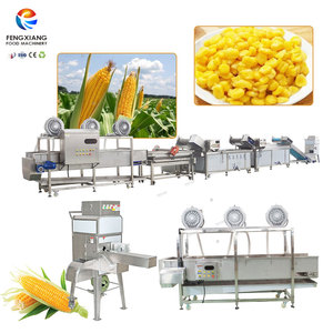 Línea de Producción de Maíz Dulce Personalizada 2000-5000kg/h, Máquina Desgranadora, Lavadora, Calentadora y Secadora de Maíz Dulce para Propietarios de Granjas - Product Image 1