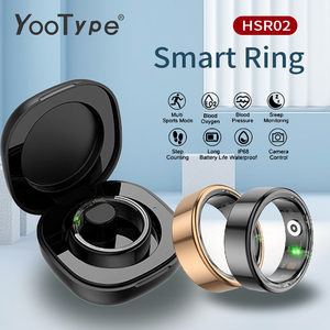 Yootype - Nouvelle <span class=keywords><strong>bague</strong></span> intelligente pour couple avec moniteur de santé, fréquence cardiaque, IP68, pression artérielle, multisports, connexion au téléphone, <span class=keywords><strong>bague</strong></span> intelligente pour la santé - Product Image 3