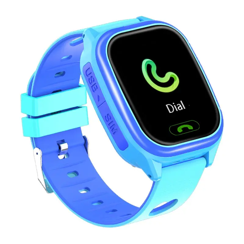 Relógio inteligente infantil com tela de 2g 1.54, smartwatch para crianças, com gps, controle remoto e lembrete de mensagem