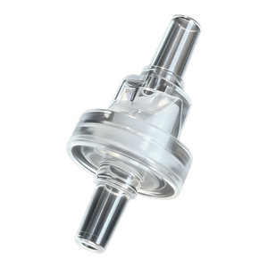 Équipement médical, mini-vanne de contrôle unidirectionnelle de sécurité pour bouteille en plastique, type diaphragme, avec port 1/8 pouce en silicone - Product Image 2