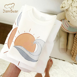 Camisas de maternidad <span class=keywords><strong>y</strong></span> bebé, camisetas de mamá <span class=keywords><strong>y</strong></span> mamelucos para niños, Camisa de algodón orgánico a juego para mamá <span class=keywords><strong>y</strong></span> bebé, <span class=keywords><strong>ropa</strong></span> orgánica para bebé - Product Image 6