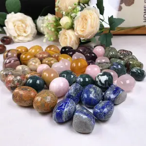 Di alta qualità natura Reiki Crystal Healing Miaxed Tumbles pietre preziose grezze burattate in vendita