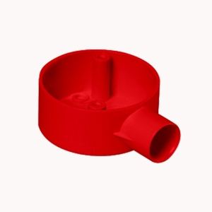 กล่องรวมสายไฟฟ้าแบบทางเดียว AC BJ 1 R สีแดง PVC ไม่มีฝาปิด ทนไฟ ป้องกันการลุกลาม สำหรับติดตั้งท่อ - Product Image 4