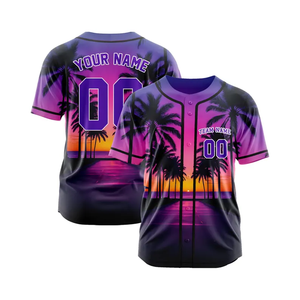 Tontons Factory Impresión por sublimación personalizada Camisetas de béisbol y softbol Uniformes de camiseta transpirables y de talla grande - Product Image 4