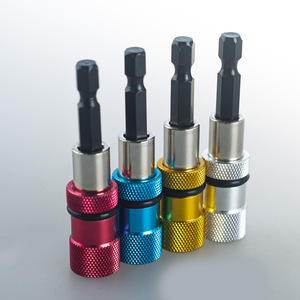 <b>Hex</b> Bit Extension <b>Bar</b> 65mm 1/4 Inch Magnetic <b>Hex</b> Shank Screwdriver Bit Industrial Grade High Speed Steel HSS Anti Slip Texture - Product Image 2