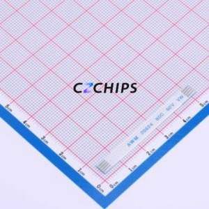 FFC-1.0-4P-50mm FFC Cable (Flexible Flat Cable) P=1mm Connector 4P 1mm 0.3mm Non-Inverting - Product Image 1