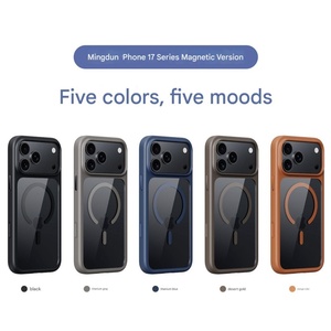 เคสโทรศัพท์ระบบแม่เหล็กใสออกแบบได้ตามต้องการสำหรับ <span class=keywords><strong>iPhone</strong></span> 17 <span class=keywords><strong>PRO</strong></span> MAX 17Air พร้อมปุ่มสัมผัสกล้อง Ai เคสหลังชาร์จแบบไร้สายกันกระแทก - Product Image 2