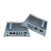 Mini PC Industrial Integrado Sin Ventilador N95/N100/J1900/J6412 con Windows 10/11/Linux, 2*LAN, 6*USB, 2*COM, 1*HDMI, 1*VGA