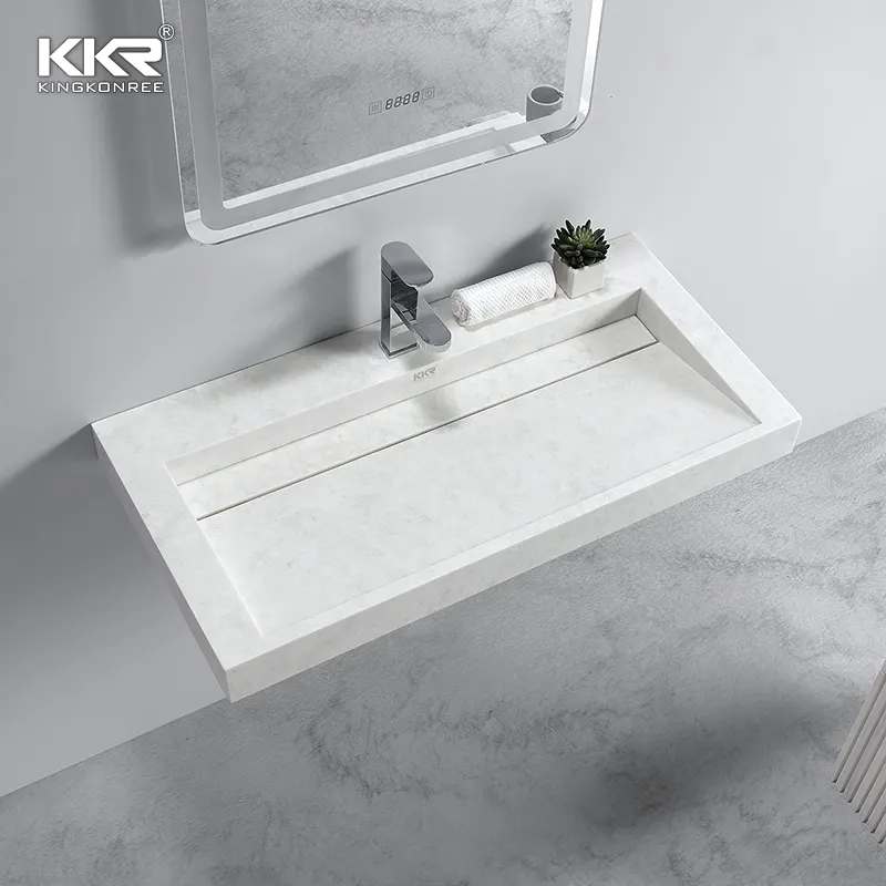 Lavandino sospeso Kkr Factory per lavabo da bagno con lavabo da bagno sospeso