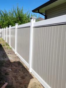 Американский стиль белые ПВХ стальные перила двор сад вилла забор ограждение - Product Image 3