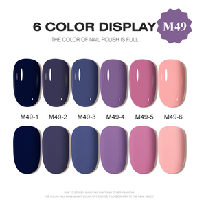 AILANUO Fournisseur professionnel de produits pour ongles, vente en gros, ensemble de vernis à ongles semi-permanent UV LED 6 couleurs, étiquette privée personnalisée - Product Image 2