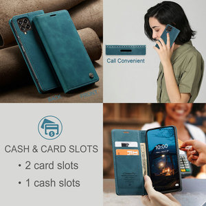 CaseMe M53 di lusso portafoglio in pelle PU Flip Case con scheda per <span class=keywords><strong>Samsung</strong></span> per Galaxy M53 M23 M12 M11 M32 Cover posteriore del telefono cellulare - Product Image 3