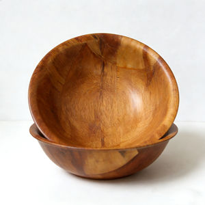 ชามไม้ไผ่แปลกใหม่ น้ำหนักเบา และเป็นมิตรต่อสิ่งแวดล้อม ทางเลือกที่ยั่งยืนสำหรับสลัด ซุป และชามแป้ง - Product Image 4