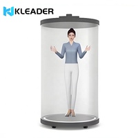 Peralatan Kotak Hologram 3D yang Dipersonalisasi, Interaksi Manusia Digital AI Nyata, Avatar Virtual Holografik, Karakter AI Cerdas