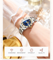 Montre Binbond B5552 de luxe unisexe, 43 mm, carrée, 30 m, en acier inoxydable, quartz, édition limitée, design sportif et antique.