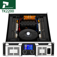 Amplificateur de subwoofer en métal Paulkitson TK Class TD 2X2200W 4 Ohm pour systèmes audio professionnels