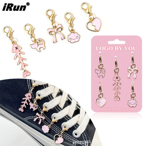 <span class=keywords><strong>IRun</strong></span> Breloque personnalisable pour <span class=keywords><strong>chaussures</strong></span>, motif fleur argentée/blanche/vert pomme, effet goutte d'huile, petite, décorative, DIY, détachable, pour lacets - Product Image 1