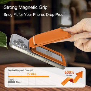 Support magnétique de suivi GPS N52, porte-cartes magnétique puissant, blocage RFID, portefeuille MagSafe pour <span class=keywords><strong>Apple</strong></span> - Product Image 4