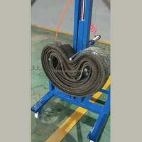 Équipement d'emballage triple pour pneus pneumatiques Machine de regroupement de doublage de pneus de voiture