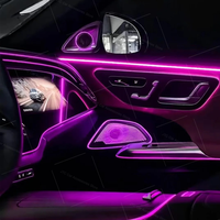 Nouveau Haut-parleur Tweeter Rotatif 4D/5D 64 Couleurs Original pour Mercedes Classe E W214, Haut-parleur de Voiture Lumineux LED RGB, Remplacement de Klaxon