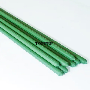 Piquets de jardin en métal recouverts de plastique vert pour soutenir les arbustes, les légumes et les plantes grimpantes - Product Image 1